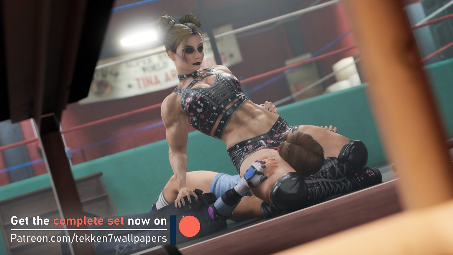 Alexa_Bliss-VS-Asuka-Mounted_Figure_Four_Headscissor