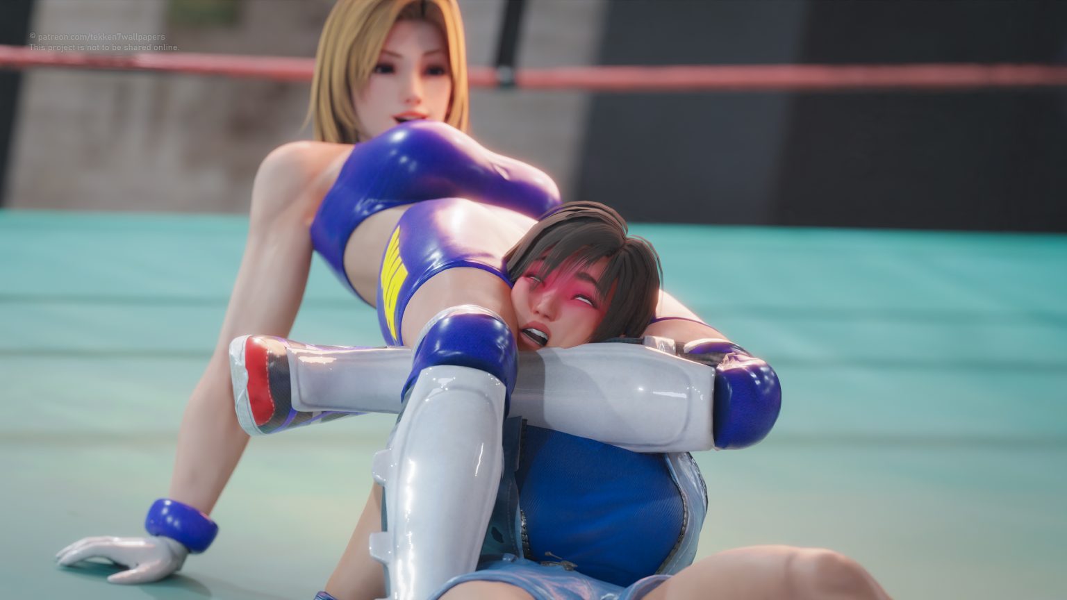 Tina vs Asuka - Figure Four Headscissor-15