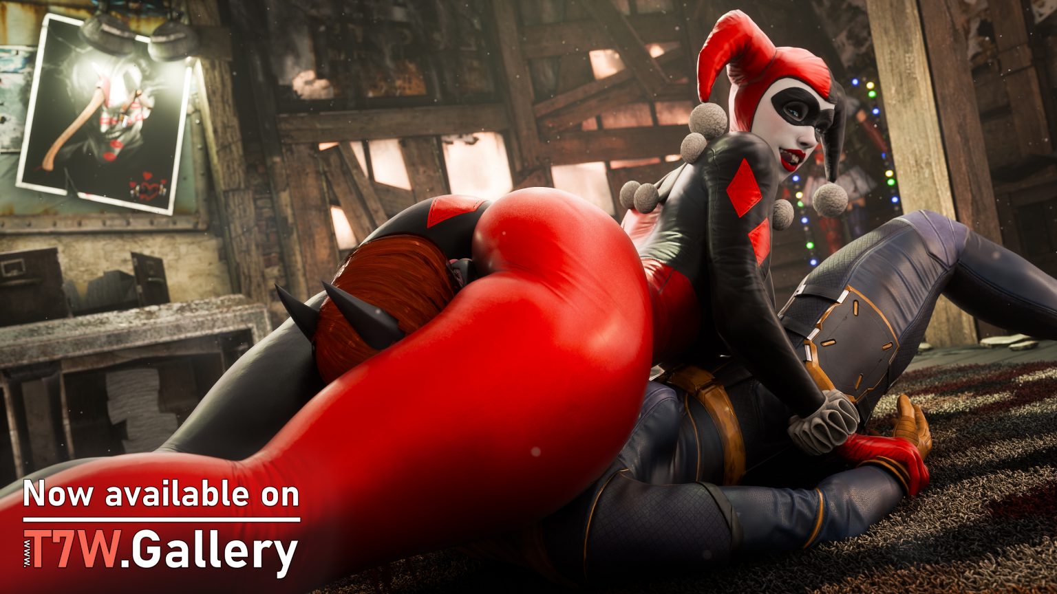 Harley_Quinn-VS-Batgirl-Reverse_Headscissor